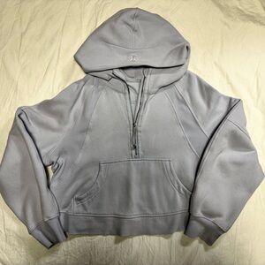Lululemon oversized half zip scuba lilac smoke size M/L